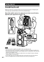 Предварительный просмотр 20 страницы Sony MHC-V90DW Operating Instructions Manual