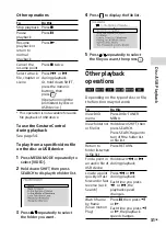 Предварительный просмотр 31 страницы Sony MHC-V90DW Operating Instructions Manual