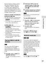 Preview for 33 page of Sony MHC-V90DW Operating Instructions Manual