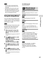 Preview for 37 page of Sony MHC-V90DW Operating Instructions Manual