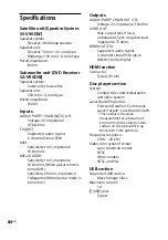 Preview for 86 page of Sony MHC-V90DW Operating Instructions Manual