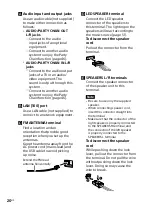 Preview for 20 page of Sony MHC-V90W Operating Instructions Manual