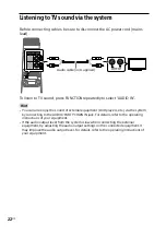 Preview for 22 page of Sony MHC-V90W Operating Instructions Manual