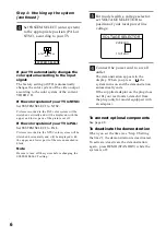 Preview for 6 page of Sony MHC-VX3 Operating Instructions Manual