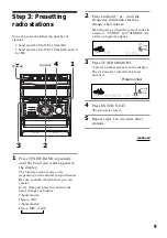 Preview for 9 page of Sony MHC-VX3 Operating Instructions Manual