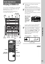 Предварительный просмотр 11 страницы Sony MHC-VX3 Operating Instructions Manual