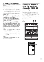 Preview for 31 page of Sony MHC-VX3 Operating Instructions Manual