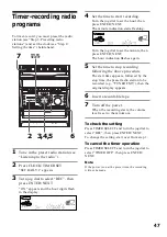 Предварительный просмотр 47 страницы Sony MHC-VX3 Operating Instructions Manual