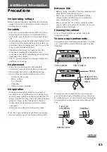 Предварительный просмотр 51 страницы Sony MHC-VX3 Operating Instructions Manual