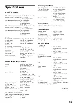 Preview for 55 page of Sony MHC-VX3 Operating Instructions Manual