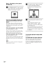 Предварительный просмотр 6 страницы Sony MHC-VX5 Operating Instructions Manual