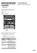 Preview for 33 page of Sony MHC-VX5 Operating Instructions Manual