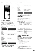 Preview for 43 page of Sony MHC-VX5 Operating Instructions Manual