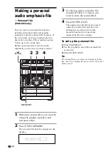 Предварительный просмотр 46 страницы Sony MHC-VX5 Operating Instructions Manual