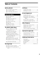 Preview for 3 page of Sony MHC-VX55 Operating Instructions Manual