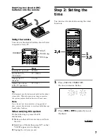 Preview for 7 page of Sony MHC-VX55 Operating Instructions Manual