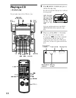 Предварительный просмотр 12 страницы Sony MHC-VX55 Operating Instructions Manual