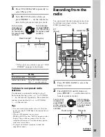 Preview for 15 page of Sony MHC-VX55 Operating Instructions Manual