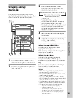 Предварительный просмотр 19 страницы Sony MHC-VX55 Operating Instructions Manual