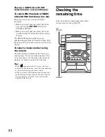 Preview for 22 page of Sony MHC-VX55 Operating Instructions Manual