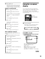 Предварительный просмотр 23 страницы Sony MHC-VX55 Operating Instructions Manual