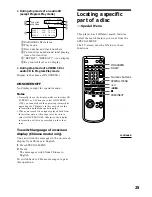 Предварительный просмотр 25 страницы Sony MHC-VX55 Operating Instructions Manual