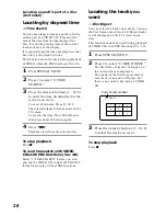 Предварительный просмотр 26 страницы Sony MHC-VX55 Operating Instructions Manual