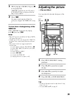 Preview for 29 page of Sony MHC-VX55 Operating Instructions Manual