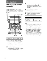 Preview for 34 page of Sony MHC-VX55 Operating Instructions Manual