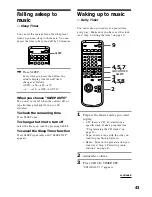 Предварительный просмотр 43 страницы Sony MHC-VX55 Operating Instructions Manual