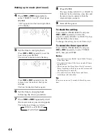 Preview for 44 page of Sony MHC-VX55 Operating Instructions Manual