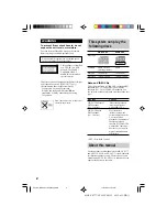 Preview for 2 page of Sony MHC-VX555 Operating Instructions Manual