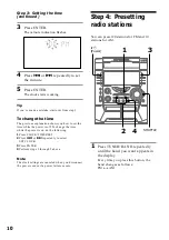 Preview for 10 page of Sony MHC-VX88 Operating Instructions Manual