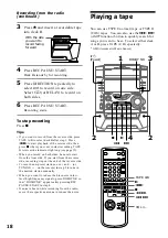 Предварительный просмотр 18 страницы Sony MHC-VX88 Operating Instructions Manual