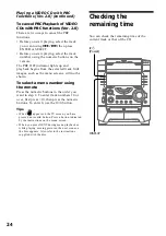 Предварительный просмотр 24 страницы Sony MHC-VX88 Operating Instructions Manual