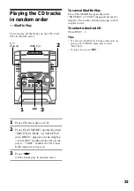 Предварительный просмотр 33 страницы Sony MHC-VX88 Operating Instructions Manual