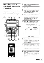 Предварительный просмотр 37 страницы Sony MHC-VX88 Operating Instructions Manual