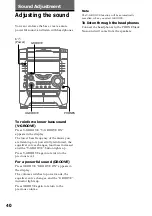 Preview for 40 page of Sony MHC-VX88 Operating Instructions Manual