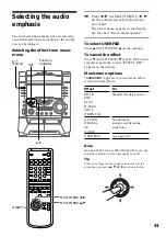 Preview for 41 page of Sony MHC-VX88 Operating Instructions Manual