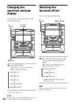 Предварительный просмотр 42 страницы Sony MHC-VX88 Operating Instructions Manual