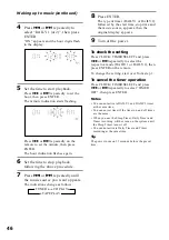 Preview for 46 page of Sony MHC-VX88 Operating Instructions Manual