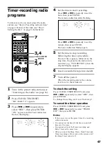 Preview for 47 page of Sony MHC-VX88 Operating Instructions Manual