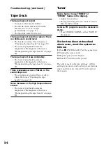 Preview for 54 page of Sony MHC-VX88 Operating Instructions Manual