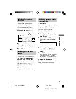 Предварительный просмотр 25 страницы Sony MHC-VX888 Operating Instructions Manual