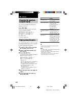 Предварительный просмотр 26 страницы Sony MHC-VX888 Operating Instructions Manual