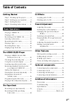 Preview for 3 page of Sony MHC-VX90AV Operating Instructions Manual