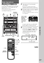 Preview for 13 page of Sony MHC-VX90AV Operating Instructions Manual