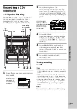 Preview for 17 page of Sony MHC-VX90AV Operating Instructions Manual