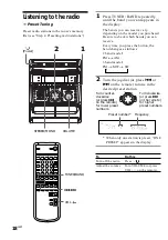 Предварительный просмотр 18 страницы Sony MHC-VX90AV Operating Instructions Manual