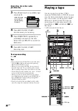 Preview for 20 page of Sony MHC-VX90AV Operating Instructions Manual